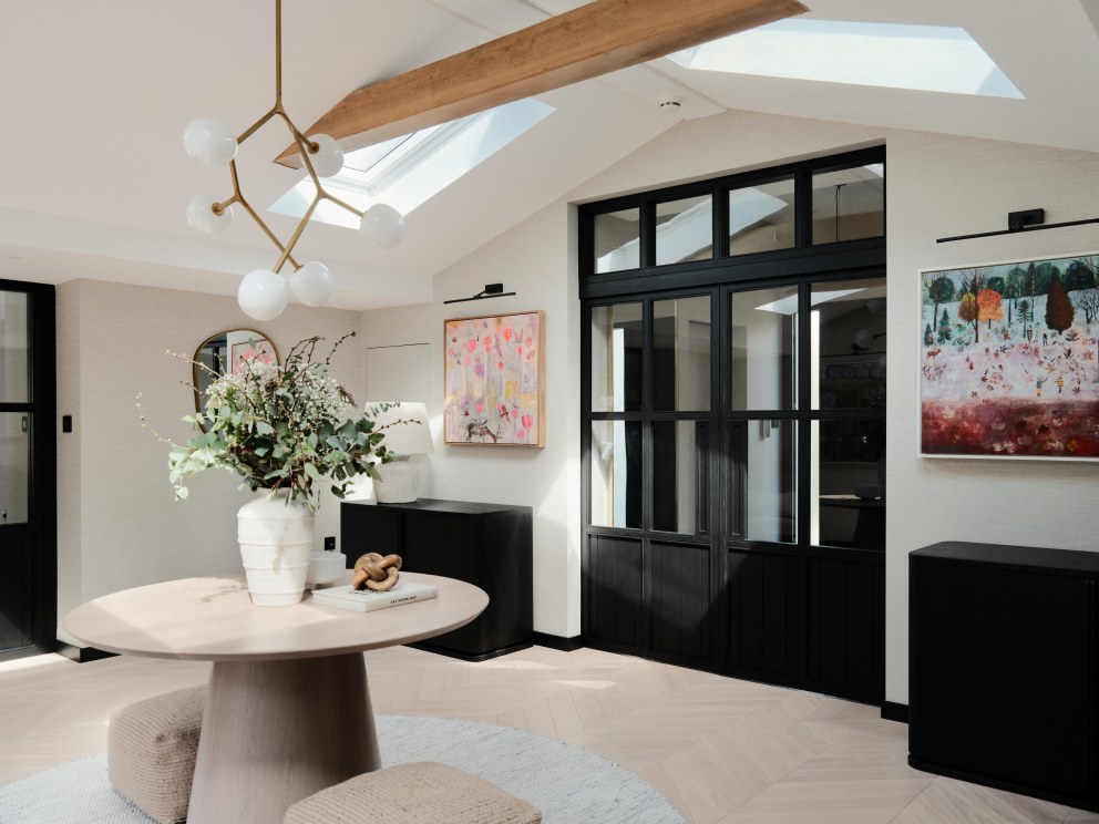 WEST SUSSEX CONTEMPORARY FARMHOUSE | The entrance hall | Interior Designers